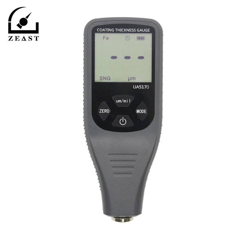 

New Thickness Gauge Digital Paint Coating Thickness Gauge Feeler Tester Iron Aluminum Base Metal Thickness Tester Range 0-1.3mm