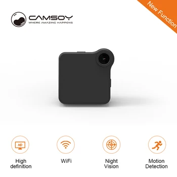 

C1+ WIFI P2P Mini Camera HD 720P CAMSOY C1 Wearable IP Camera Motion Sensor Bike Body Micro DV DVR Magnetic Clip Voice Recorder