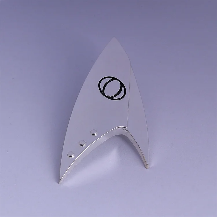 Star Trek Discovery Captain Badge Command Badge Insignia Science Badge Starfleet Brooches Metal Cosplay Prop (2)