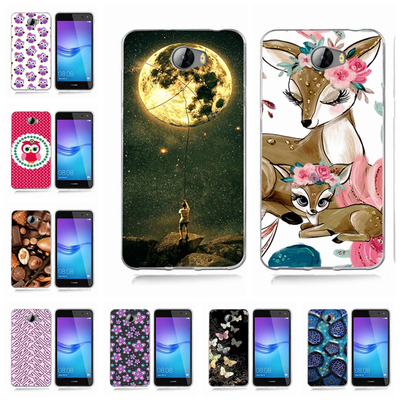 Soft TPU Luxury Cases For Huawei P9 Lite/P8 Lite/P10 Lite Y5 ii Y5ii Cover/5A LYO-L21/Y6 II Silicone Cover Case A814 |