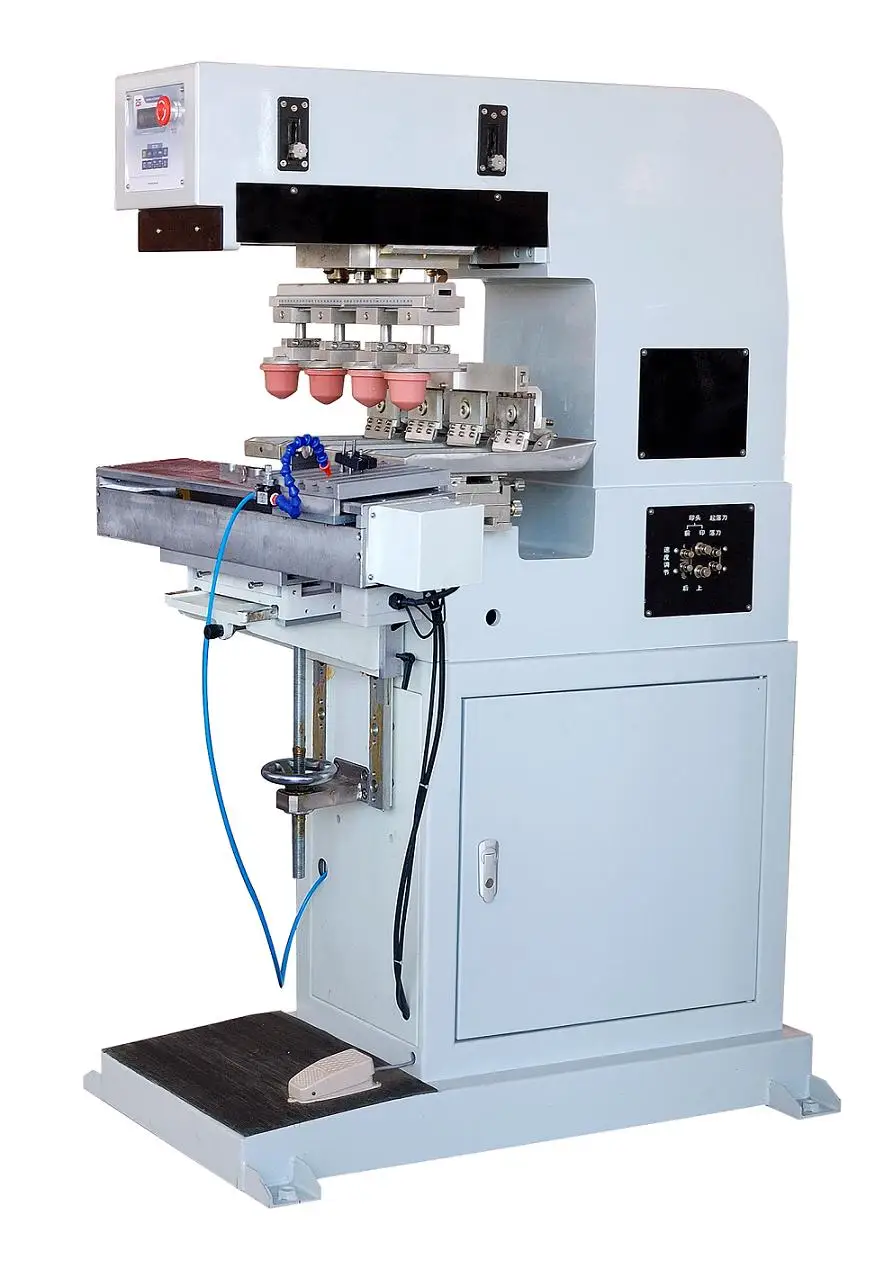 

automatic pad printer grade shuttle pad printing machine 4 color