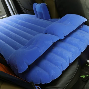 

Travel Car Inflatable Mattress Inflatable Bed Camping Back Seat Extended Mattress And Two Pillows