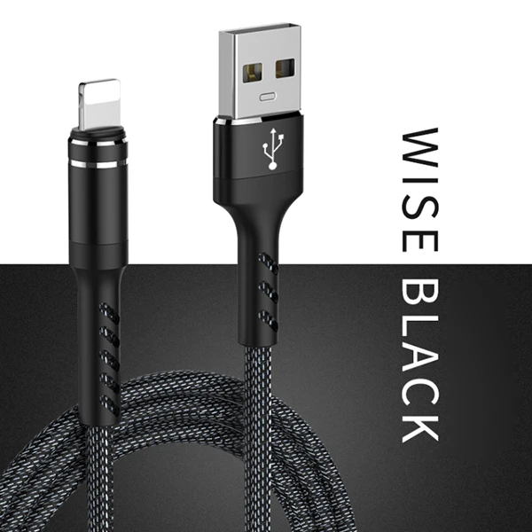 Black Suntaiho usb кабель для iphone Xs max Xr X 8 7 6 plus 6s 5 s plus ipad mini Кабели быстрой зарядки шнур зарядного устройства для мобильного телефона - Цвет: Black