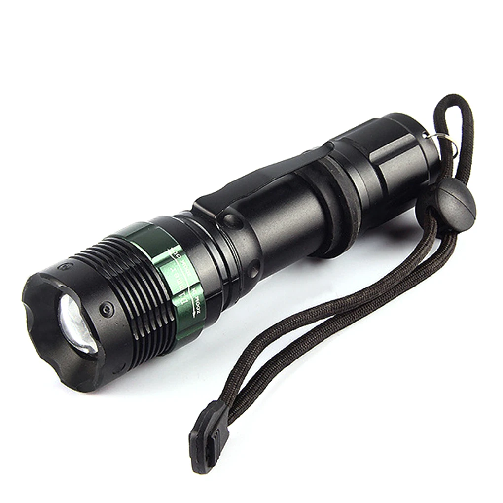 

Outdoor Zoom LED Flashlight 3 Lighting Mode Waterproof Torch Camping Hiking Night Riding Flashlight