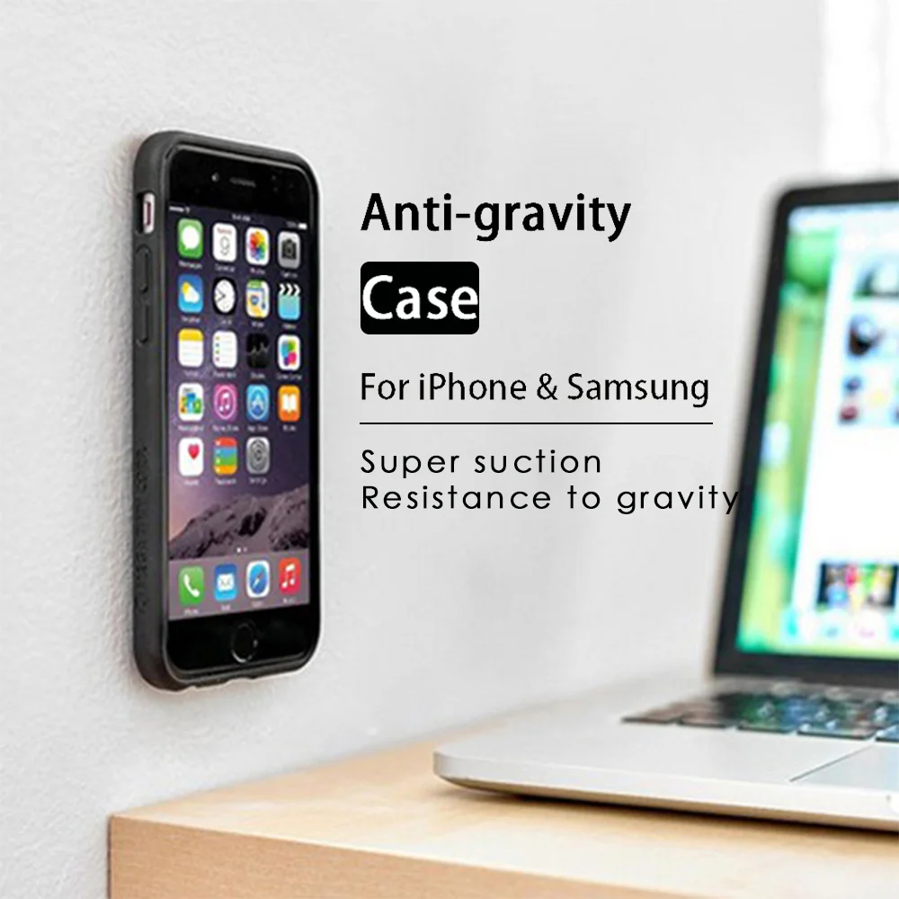 

KISSCASE Anti Gravity Case For iPhone X 8 7 6 6S Plus XS Max Cases Phone Cover For Samsung Galaxy S6 S7 Edge S8 S9 Plus Note 8 9