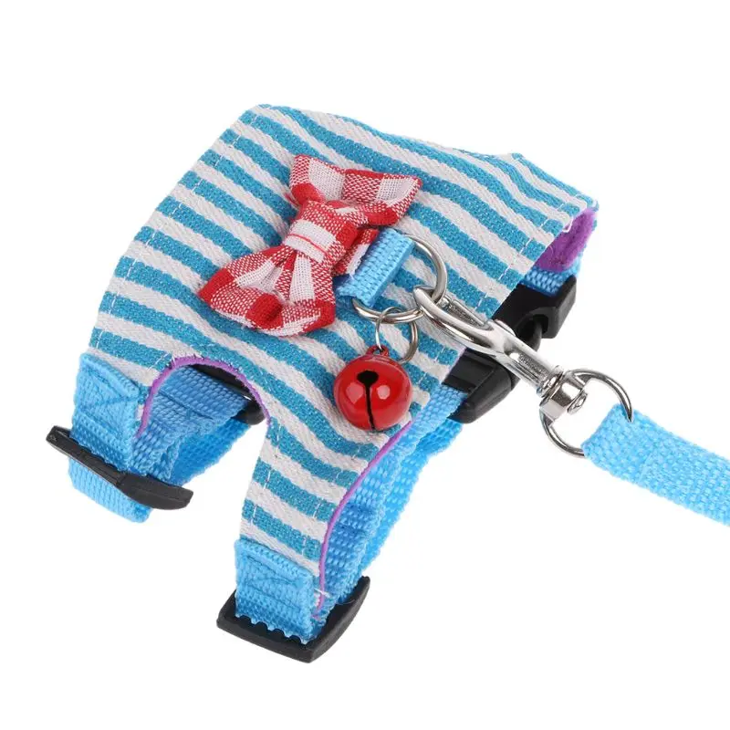

2019 New Small Pet Hamster Rabbit Harness Leash Set For Ferret Guinea Pig Small Pet Chest Strap Pet Supplies
