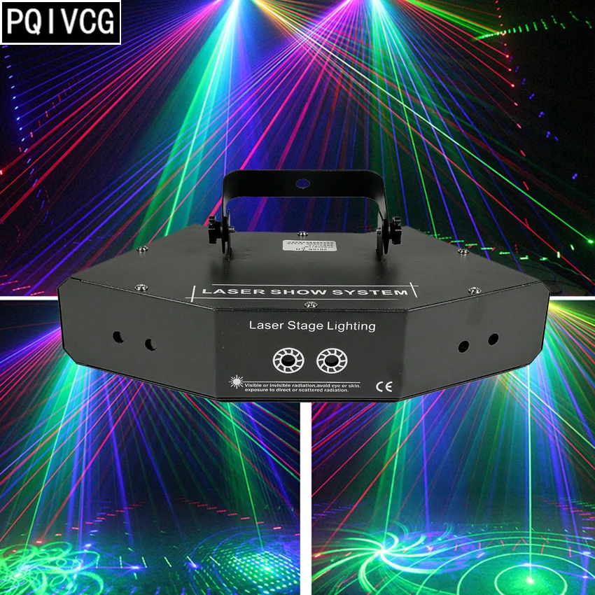 6 глаз лазерный светильник s DMX512 RGB Полноцветный KTV бар DJ | Лампы и освещение