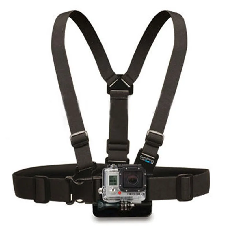 

Adjustable Chest Mount Harness Chest Strap Breast Belt for GoPro HD Hero 4 3+ 3 2 1 SJ4000 SJ5000 Camera GP26  CX88