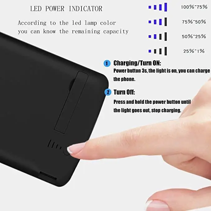 2019 Новинка! пользовательская батарея чехол для samsung Galaxy Note 9 зарядное устройство