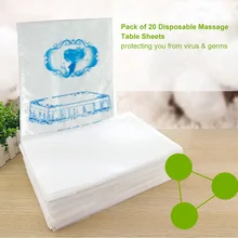 20 шт./упак. одноразовые простыни для массажного стола покрывало из нетканого материала Водонепроницаемый простыня для Красота спа салон Отели больница