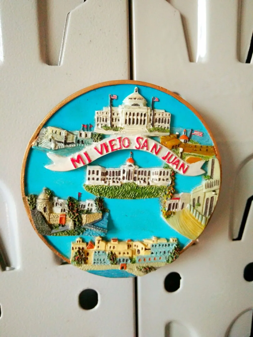 Mi viejo san juan Fridge sticker | Дом и сад