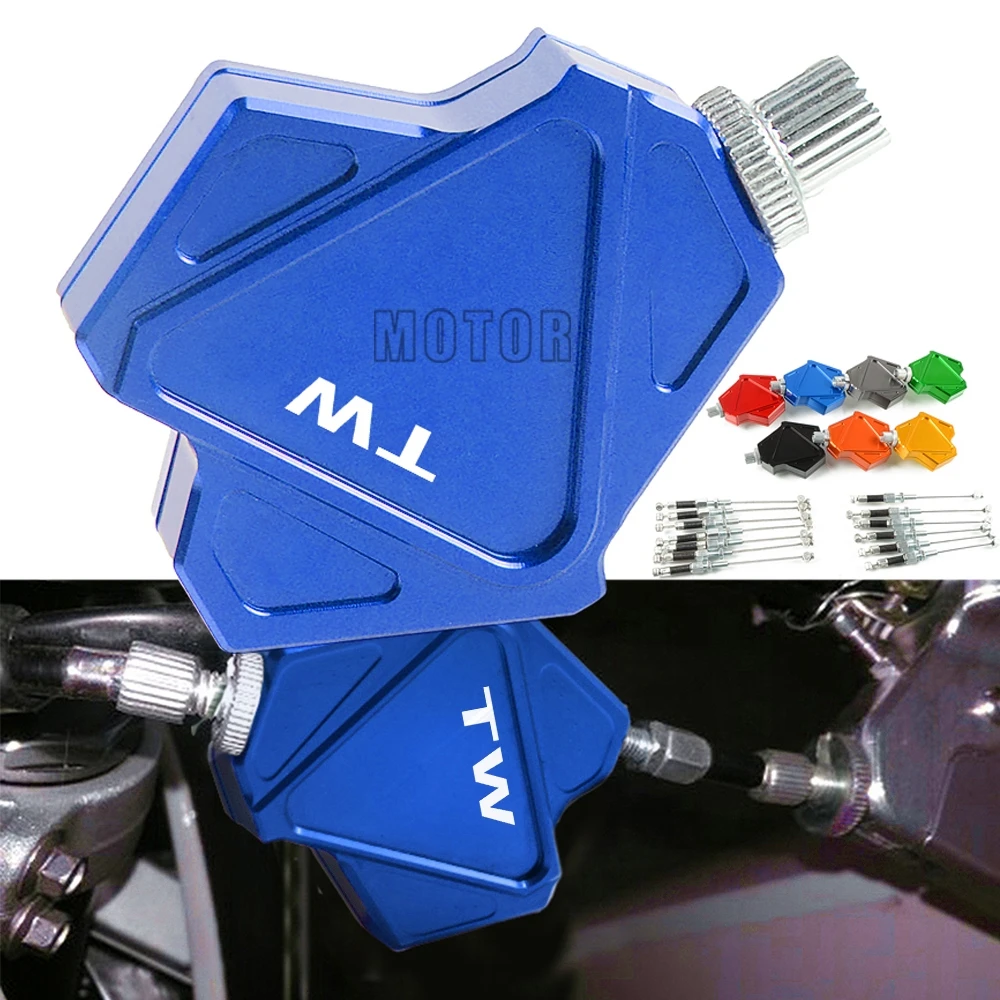 Для Yamaha TW125/TW200/TW225 TW 125/200/225 Мотоцикл с ЧПУ Алюминий Мотокросс Pit Bike трюк рычаг сцепления простая кабельная система