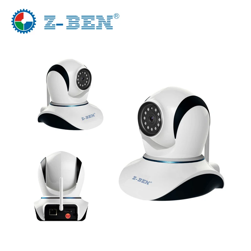 100% Original ZBEN 720P HD IP Camera IPDH08 Wireless P2P Plug & Play IR Cut Night Vision Pan/Tilt Two Way Audio Micro SD Slot wireless network ip security camera 720p hd ip camera p2p ir cut night vision pan tilt two way audio support 64gb micro sd