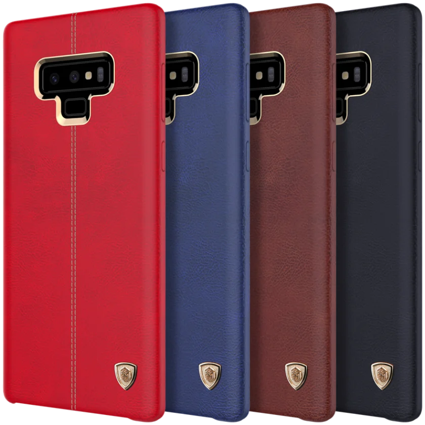 

Original Nillkin Phone Cases for Samsung Galaxy Note 9 Elegant Luxury Englon Leather Back Cover for samsung note9 Shell