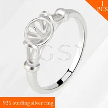 Free shipping LGSY multiple sizes 6/7/8 simple 925 sterling silver ring accessory 1 piece