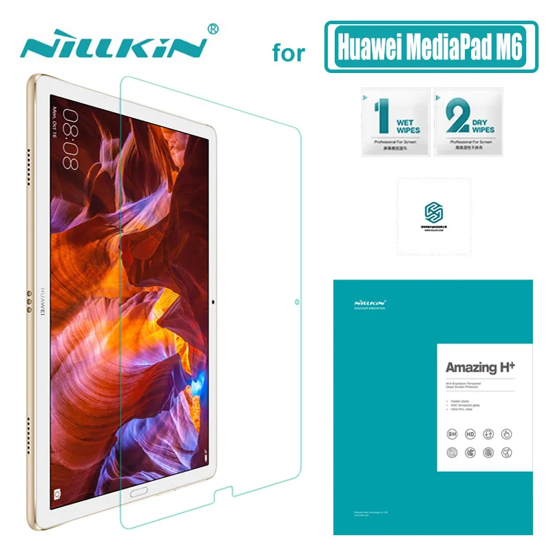 

Huawei MediaPad M6 Pad Glass Nillkin 9H 2.5D Ultra-Thin Tempered Glass Screen Protector for Huawei MediaPad M6 10.8 Nilkin Glass