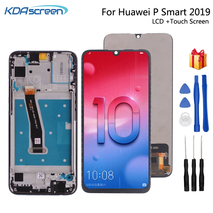 Оригинальный Для Huawei P Smart 2019 ЖК дисплей кодирующий преобразователь сенсорного