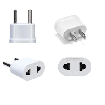 

US To EU European Plug Adapter EU To US American AC Travel Power Adapter Converter Electrical Power Charger Sockets Outlet