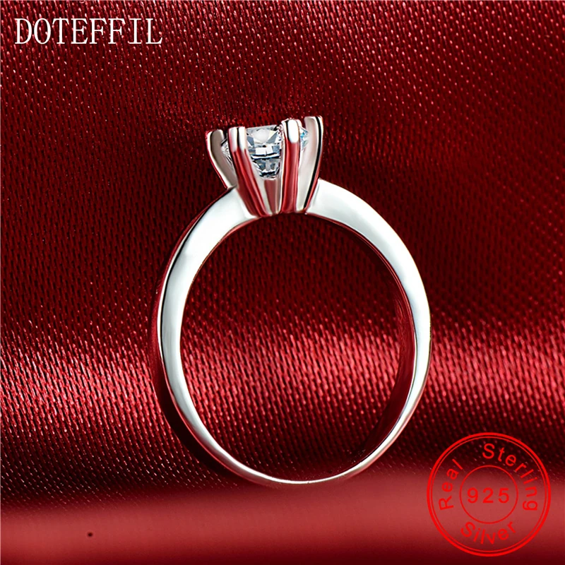 Женское кольцо из серебра 925 пробы с фианитом|925 sterling silver ring|sterling ringswomen fashion rings |
