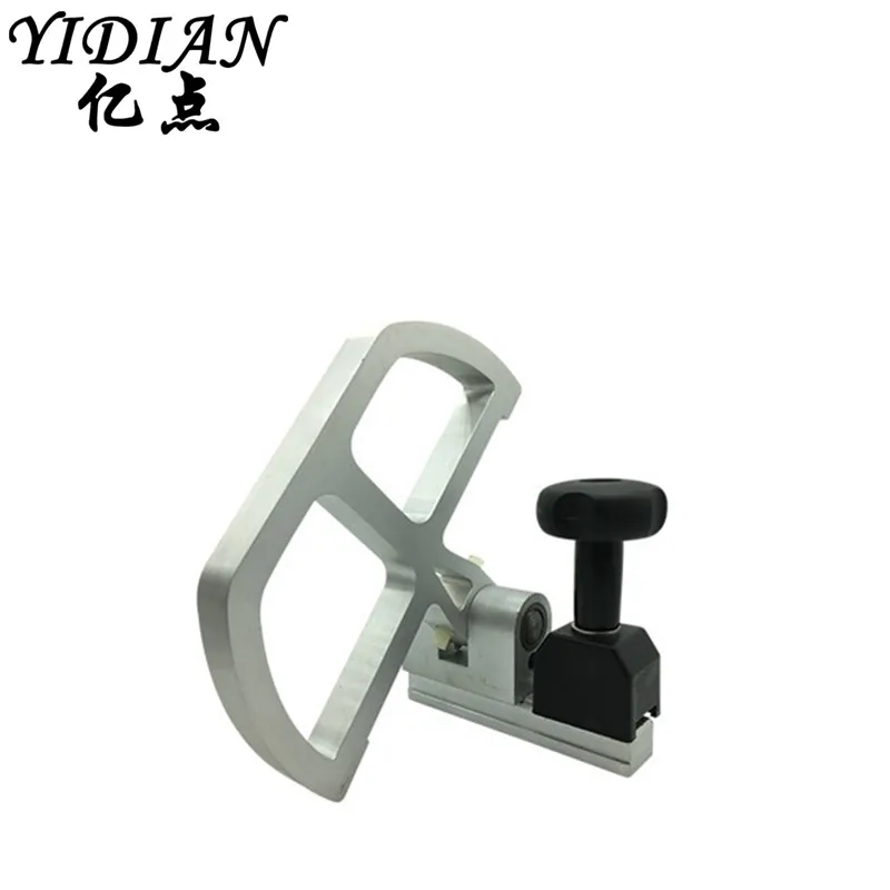 

Stopper Baffle Block with Magnifying Lens for Sliding Table Panel Saw