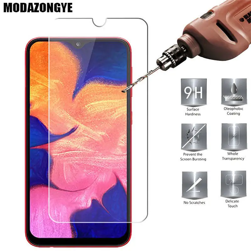 

Screen Protector For Samsung Galaxy A10 Tempered Glass Samsung Galaxy A10 A 10 A105 A105F SM-A105F Protective Film Glass 6.2