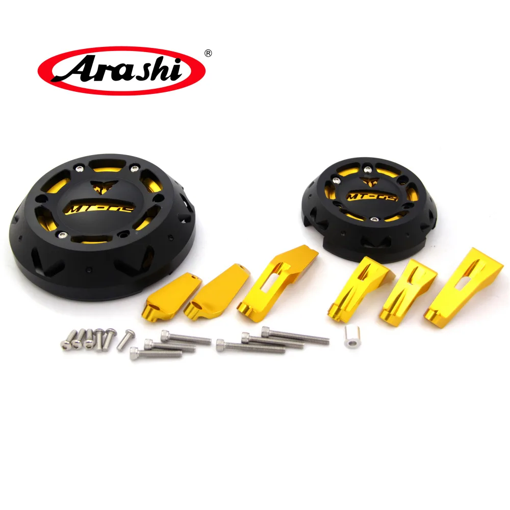 Engine Side Guard Stator Clutch Cover Protector for Yamaha MT09 FZ-09 2014-2016