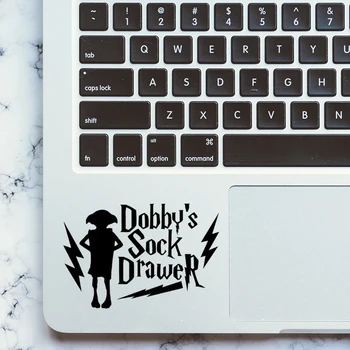 

Dobby's Sock Drawer Harrry Laptop Sticker Trackpad Decal for MacBook Pro Air Retina 11 12 13 15 inch Mac Notebook Touchpad Skin