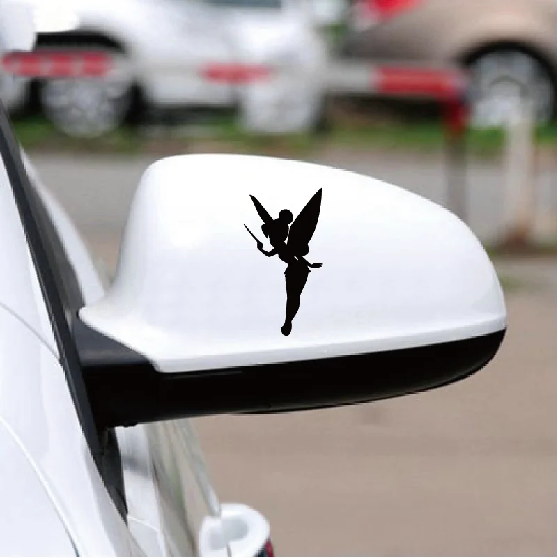 

2 Pcs Tinker Bell Vinyl Car Sticker Film Tinker Bell Figure Cute Car Decal for Car Window Body Decoration CA1014