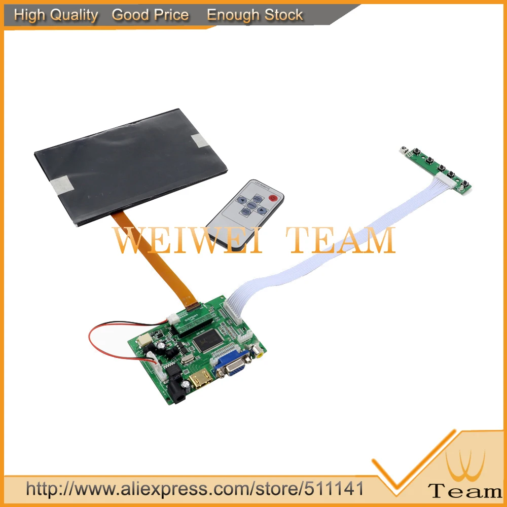 

Brand New 7 inch N070ICG-LD1 1280*800 LCD Panel + HDMI+VGA+2AV Driver Board Tablet PC LCD