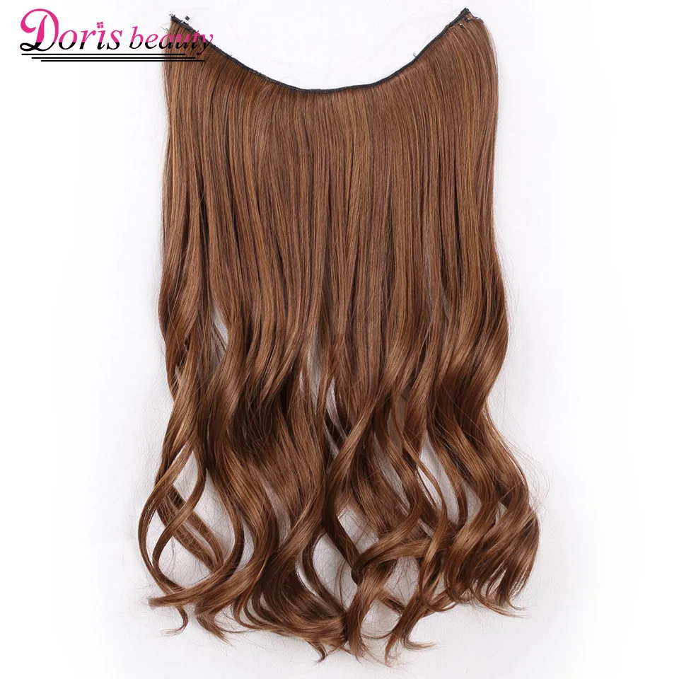 Doris beauty Invisible Wire No Clips in Hair Extensions