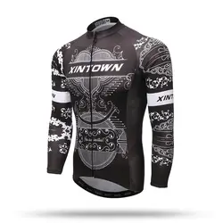 XINTOWN Pro Весна одежда с длинным рукавом Vélo 2018 с длинным рукавом MTB Костюмы Ropa Ciclismo Майо велосипед одежда дорога пальто