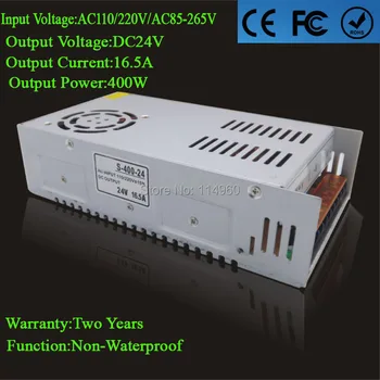 

Supernova Sale 24V Switching 16.5A 400W Led Switching Power Supply ac110/220V Led Driver For Strip Lamps Wholesale 1pcs/lot