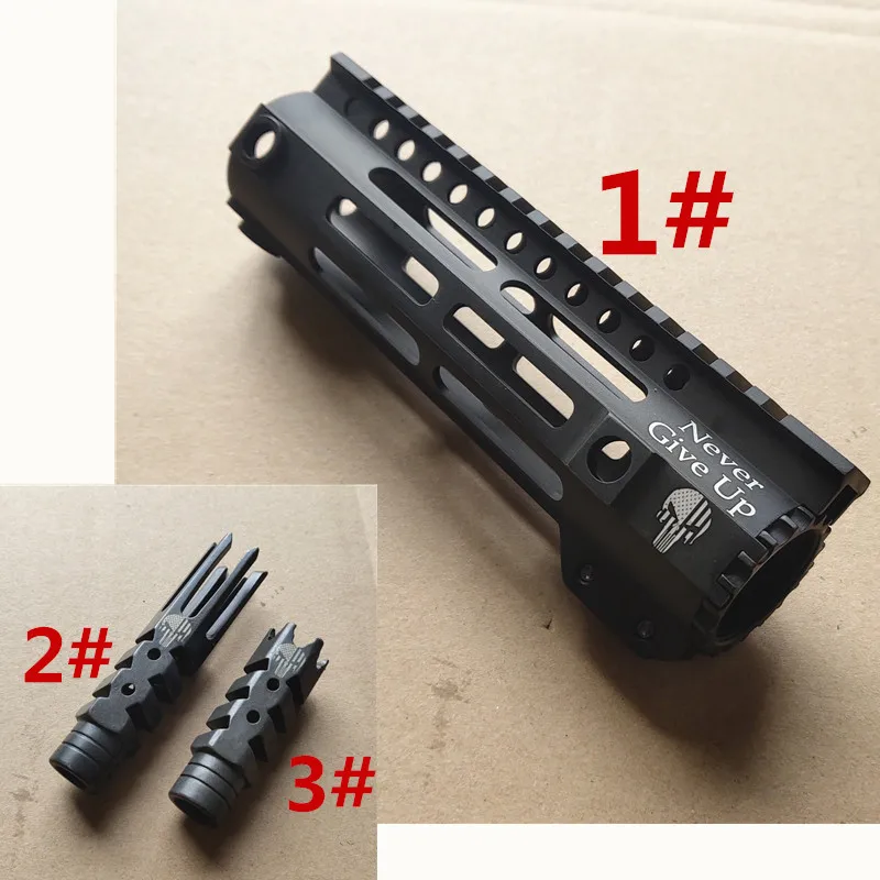 Каратель AR15 защита для рук M4 MLOK handguard 7, 10, 12, 15 дюймов Тонкий бесплатный поплавок mlok handguard Пикатинни