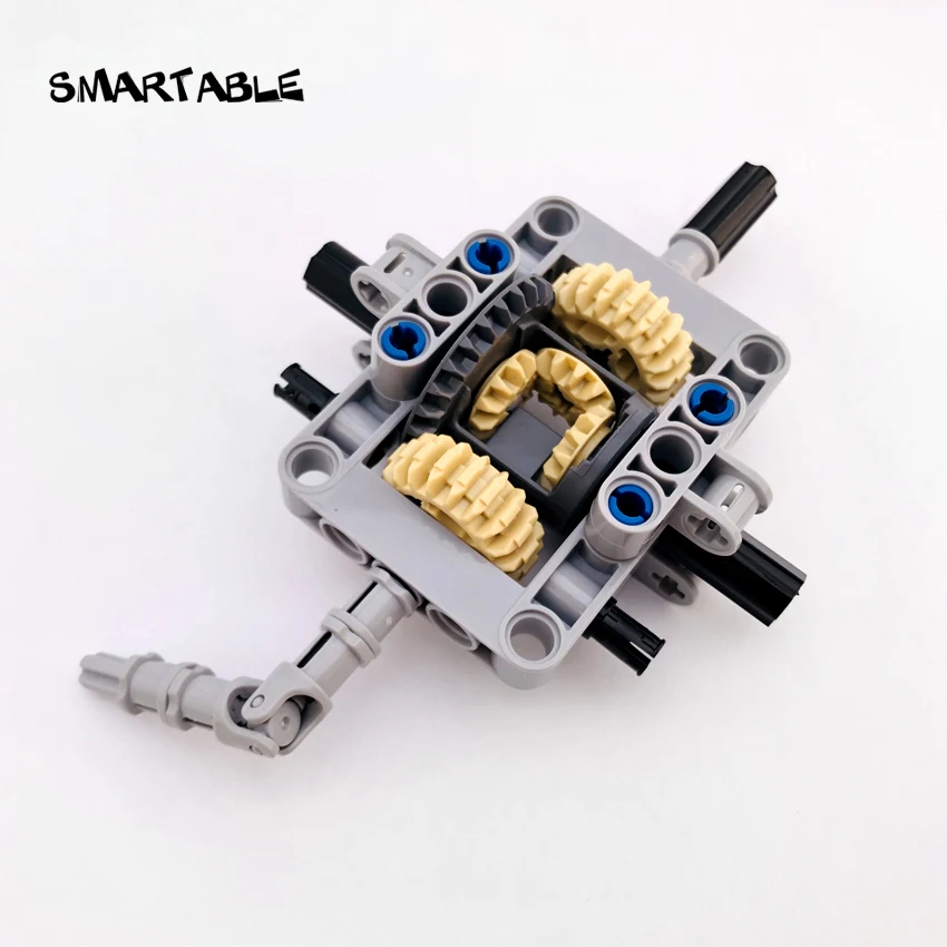 Smartable MOC Technic набор дифференциалов с рамкой строительные блоки детали шасси для