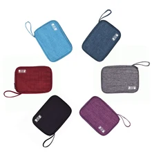 U Disk USB Power Bank Containers Electronic Accessories Storage Bag Kit Case For Headphones Travel Cable Organizer Gadget Bags