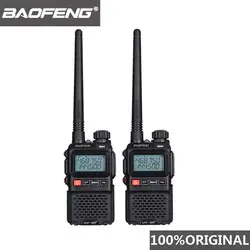 2 шт. 2019 Baofeng UV-3R + мини-рация UV 3R Plus двухстороннее радио Woki Toki Kids Woky Talky рация UV3R + Yaesu