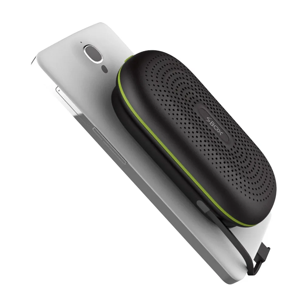 Mini Bluetooth Power Bank phone holder Speakers Wireless Portable