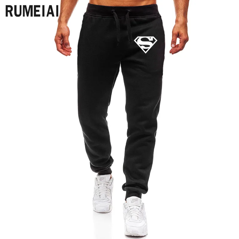 New Brand Male Trousers Superman Sweatpants Men Leisure Men'S Fitness