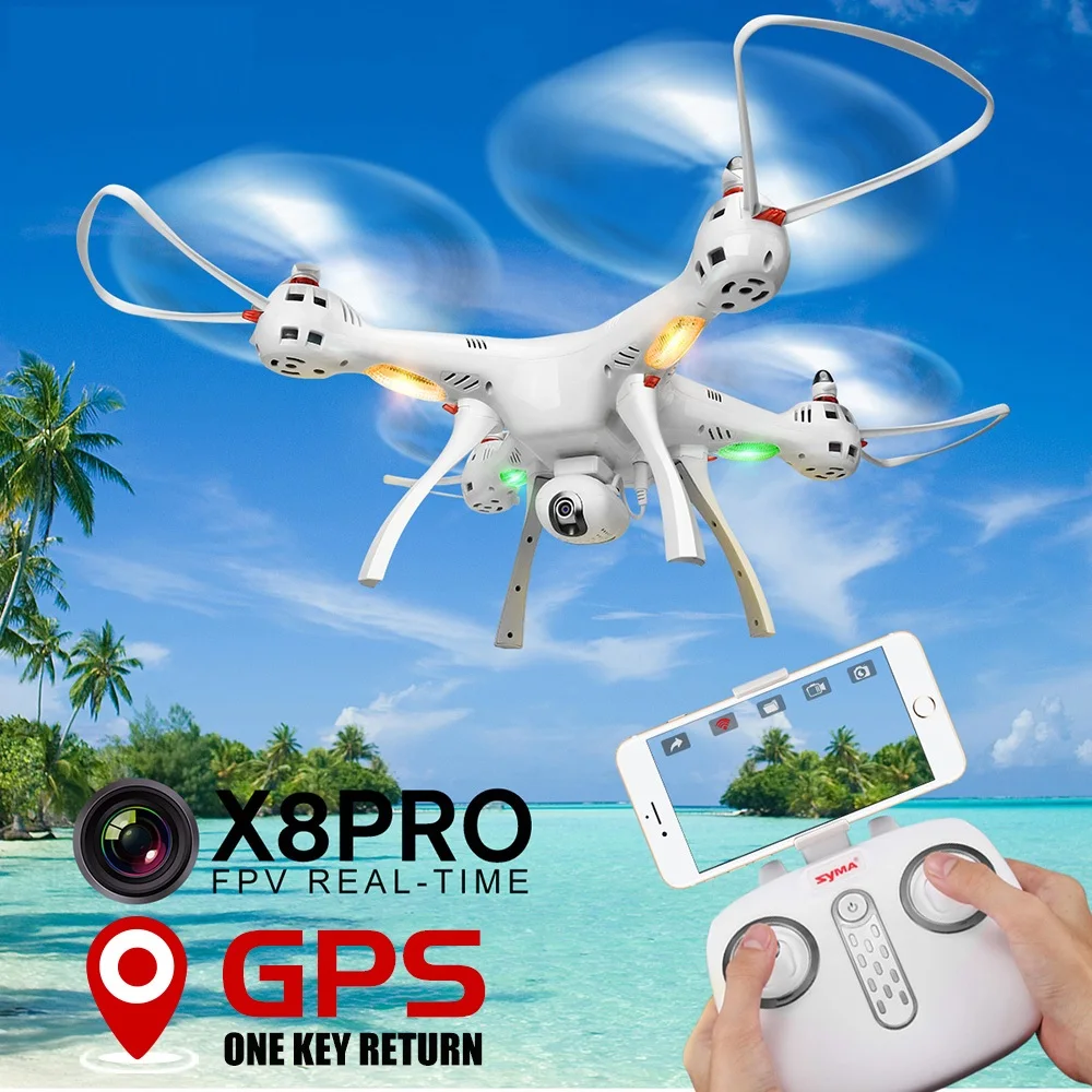 

Large profession RC Quadcopter X8PRO X8 PRO 50cm Altitude hold GPS Positioning WIFI FPV RC DRONE With 720P HD Camera vs B6 B2w