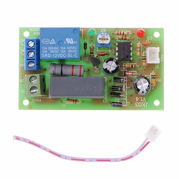 

AC 220V Trigger Delay Switch Turn On Off Board Timer Relay Module PLC Adjustable Integrated Circuits Dropship