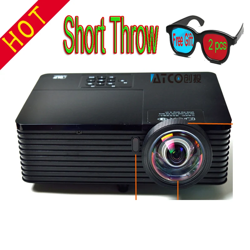 Short throw projection Short Throw Daylight 5500ANSI HDMI Support 1080p