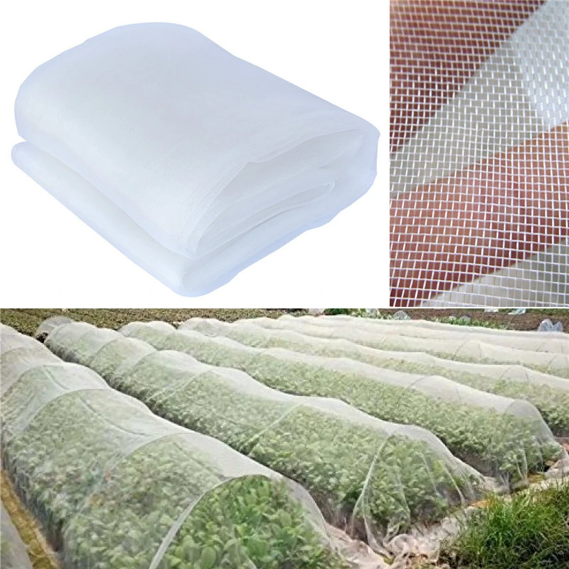 2X5M Protect Planter Insect Bird Net White Mosquito Netting Bug Hunting
