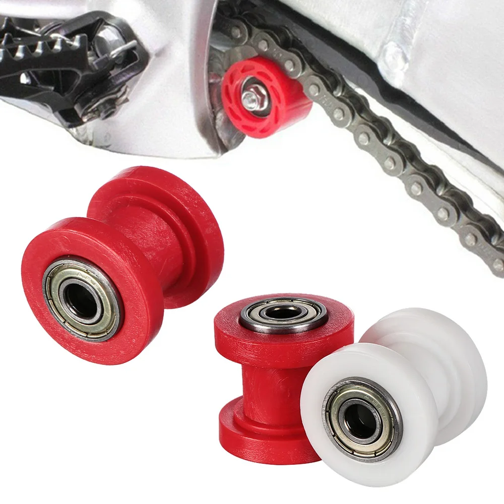8mm Chain Pulley Roller Slider Tensioner Adjuster Pulley Wheel Guide