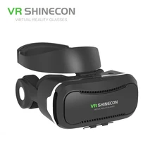 2016 New VR Shinecon 4.0 Google cardboard VR BOX with Headphone VR Virtual Reality 3D Glasses PK Z4 For 4.5-6.0 inch Smartphone
