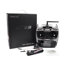 Radiolink AT9S 2.4G 10CH Remote Control AT9 dengan R9DS DSSS FHSS Pemancar Kontroler S-BUS Penerima untuk RC Drone Quadcopter