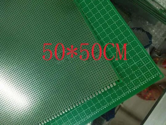 2 шт. 50*50 см Односторонний pcb HASL 1,6 мм толщиной 2,54 шаг универсальная платы fr4 от pcb Производители