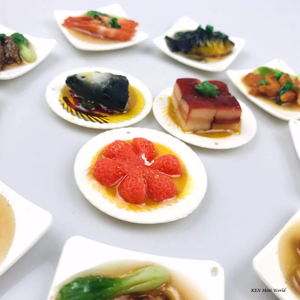 2 шт./лот миниатюрная Китайская Кухня Мини посуда для Blyth Кукольный дом ролевые