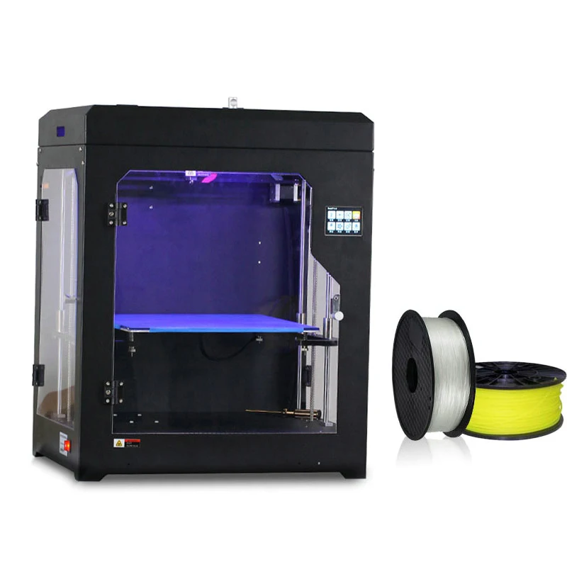  Large Printing Size Full Metal Impresora 3D Printer Machine SD Card & Double Extruder Touch Screen 