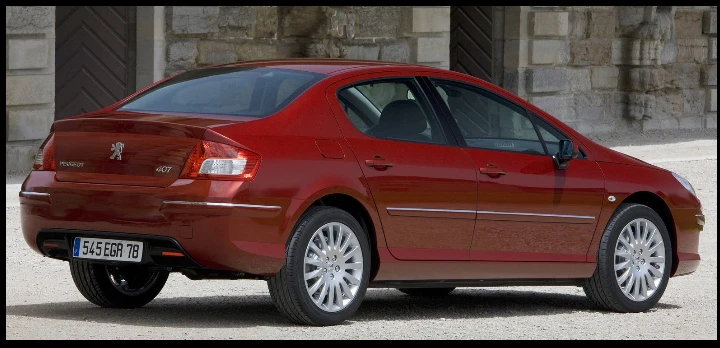 Peugeot-407-Sedan-2008-2010-Back-Side-View