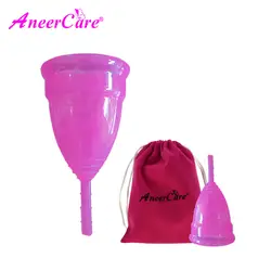 Менструальная чаша менструального для женщин медицинского силикона Менструальный колпачок силиконовые женской гигиены товары